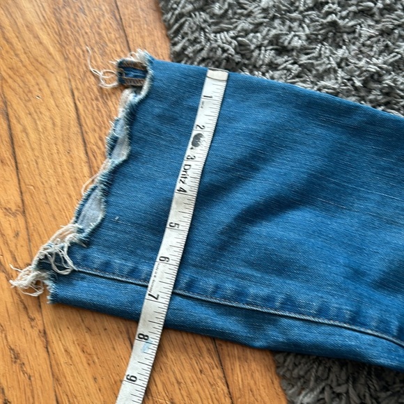 Madewell Cali Demi Boot Jeans Blue Size 25 - Picture 11 of 12